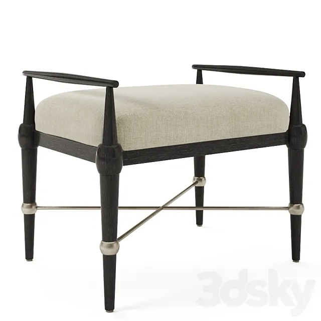 Perrin Muslin bench. 3DModel