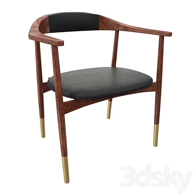Perry dinning chair 3D Model