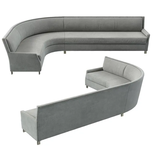Perry Street Boomerang Sofa 3D Model