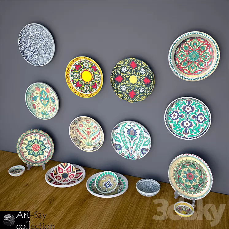 Persian set by Art-Say collection 3D Model