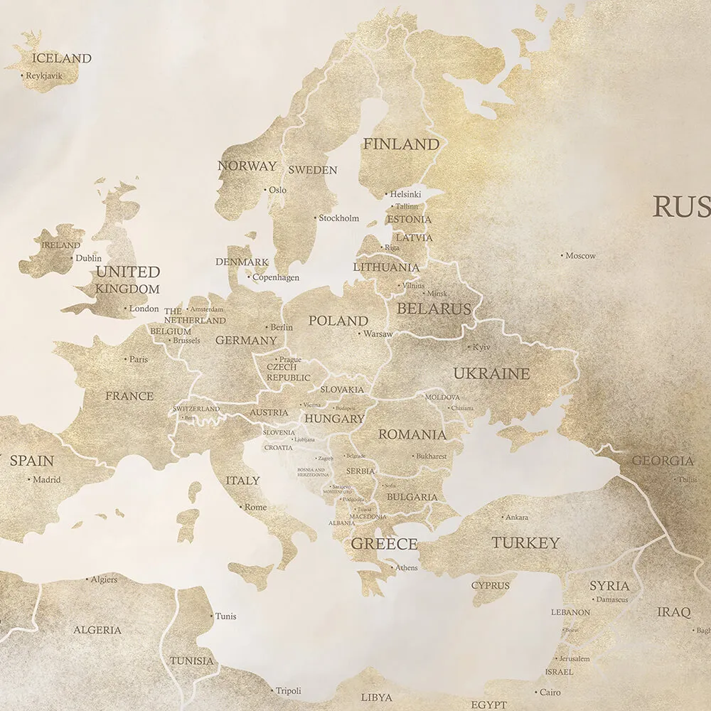 Perspektiva - Europe map 3D Model