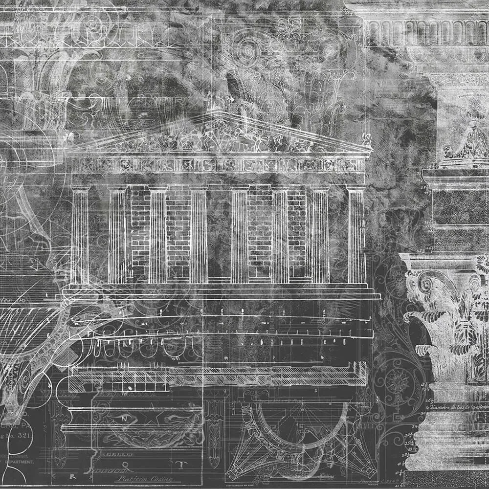 Perspektiva - Wallpaper Ancient architecture 3D Model