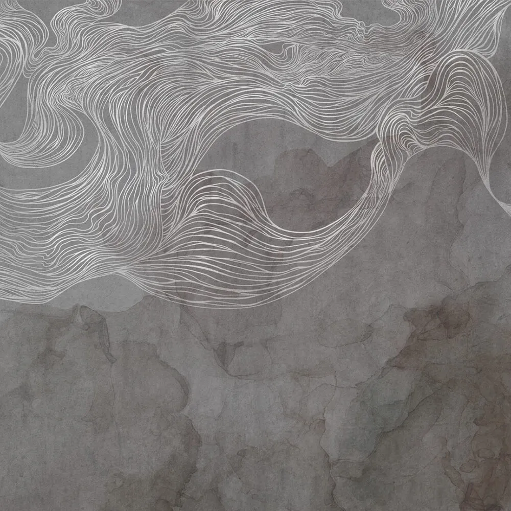 Perspektiva - Wallpaper Floating ribbons 3D Model