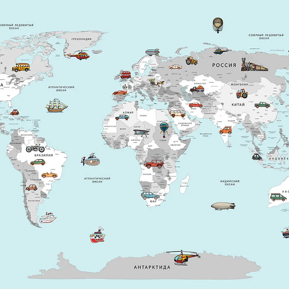 Perspektiva - Wallpaper Map 3D Model