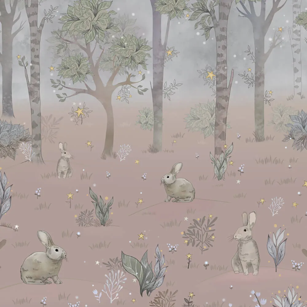 Perspektiva - Wallpaper Walking through the forest 3D Model