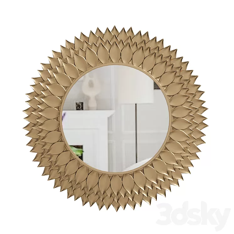 Petal Mirror by Westwing 3D Model