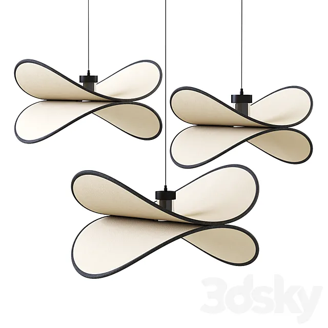 Petalo Pendant Lamp 3D Model