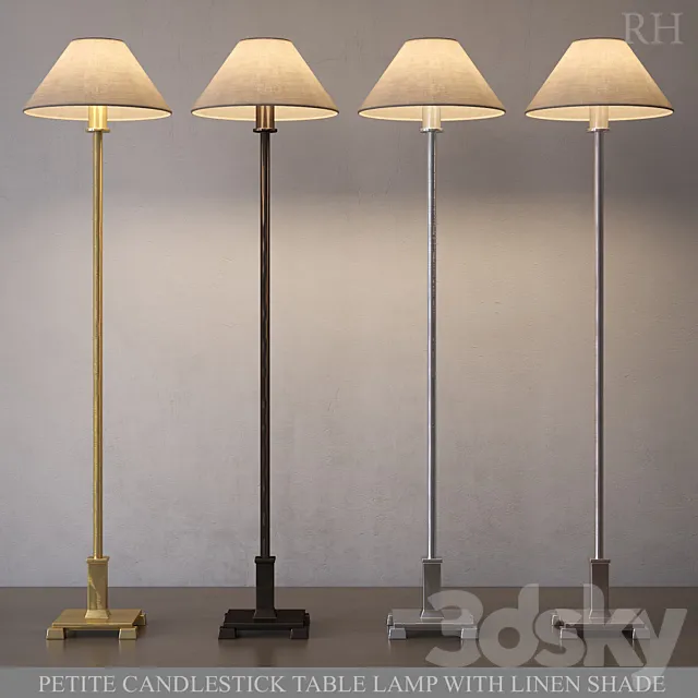 PETITE CANDLESTICK LAMP 3D Model