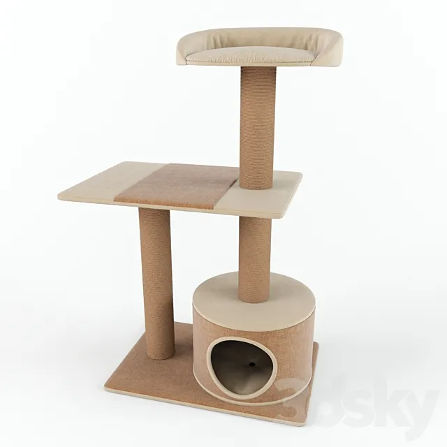 PetPals Group 3 Level Playhouse Condo Cat Tree Free Download