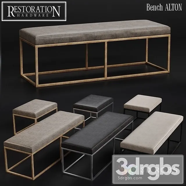 Pewter Burnished Brass 3D Model Free