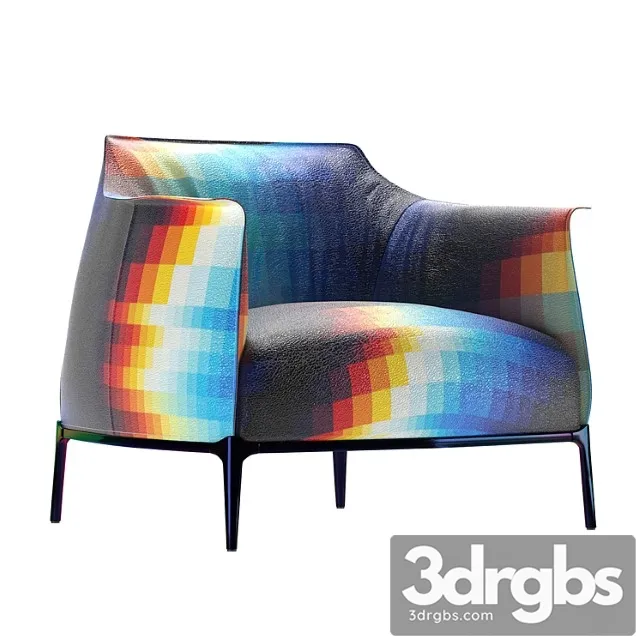PF Archibald Armchair Poltrona Frau 3D Model Free