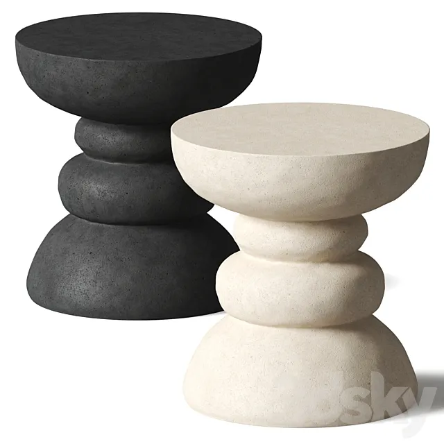 Pfeifer studio - Pearl Coffee Table 3D Model