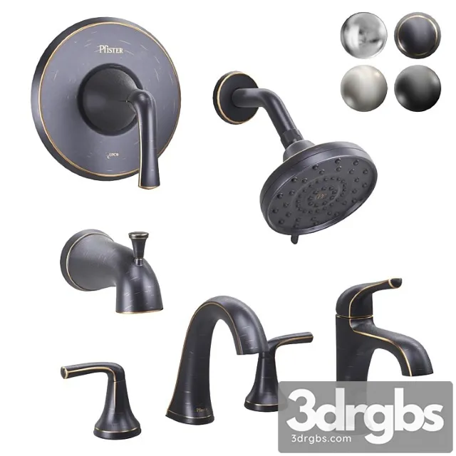 Pfister Ladera Shower and Faucets 3D Model Free
