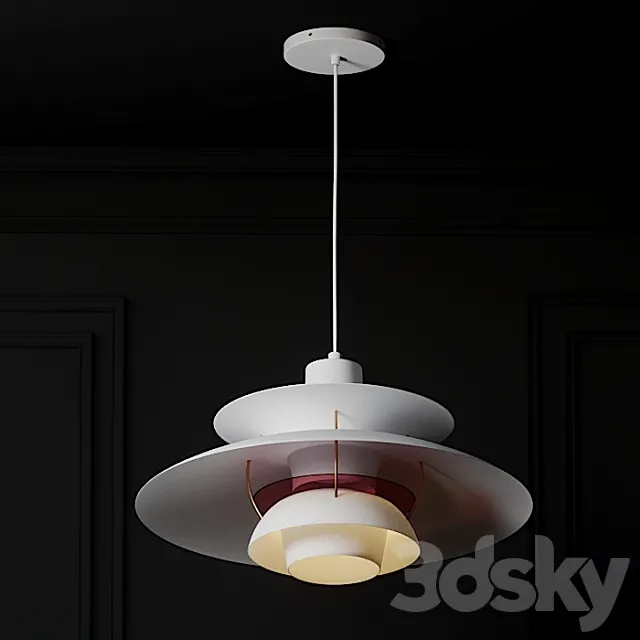 PH 5 Pendant Lights - 3 Colors 3D Model