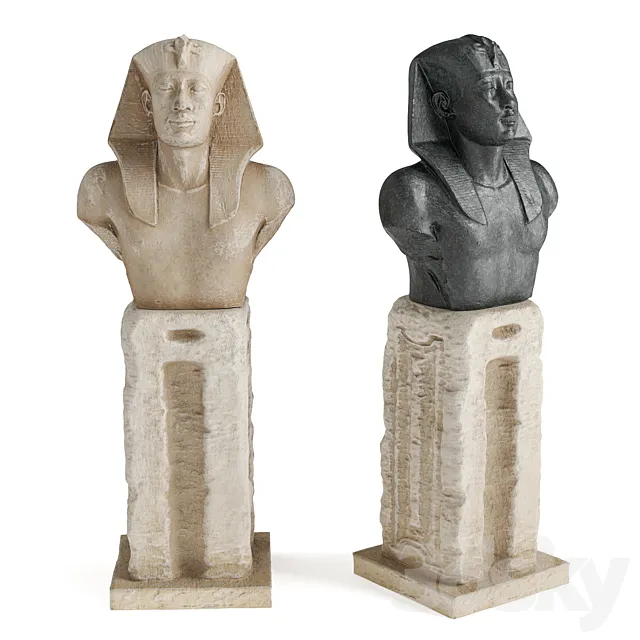 Pharaon Egypt bust 3DModel