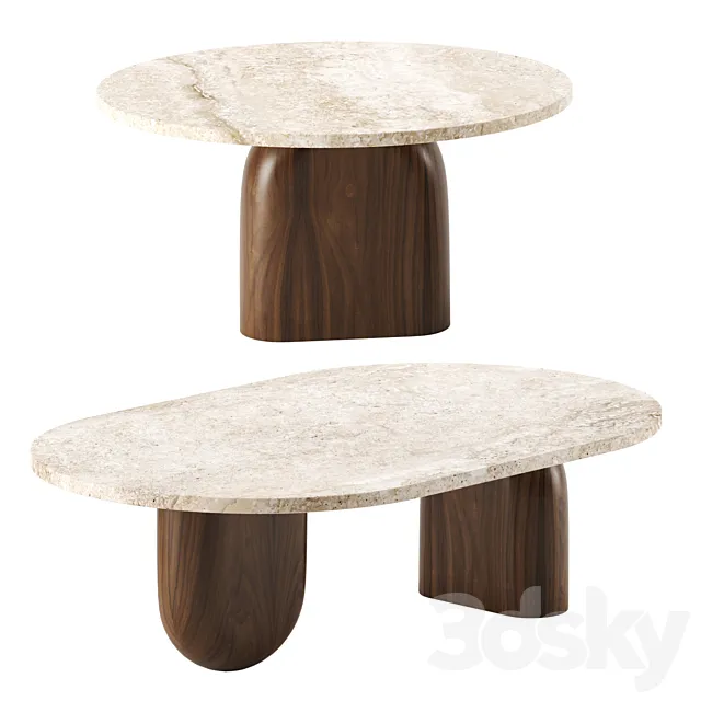 Philip coffee tables by Essential Home 3D Model