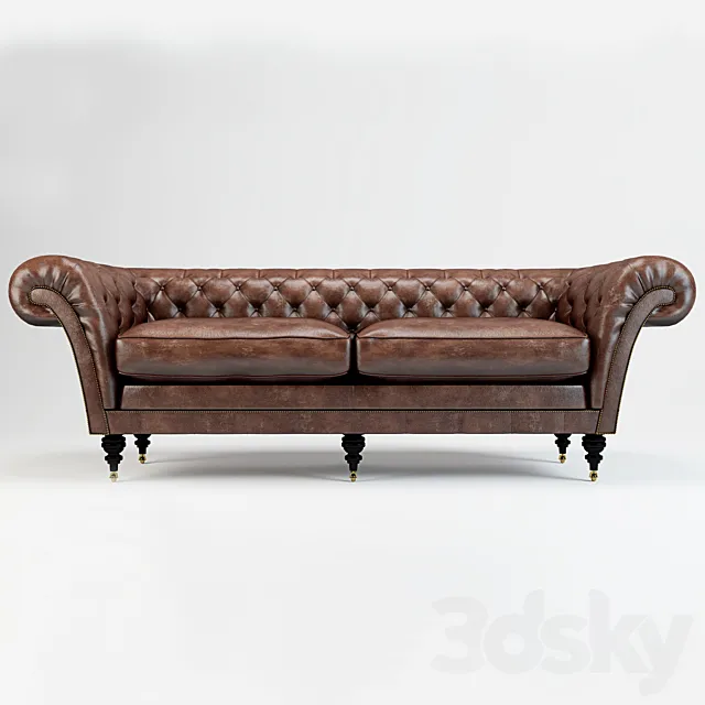 Philip Stanhope Sofa Chesterfield 3DModel
