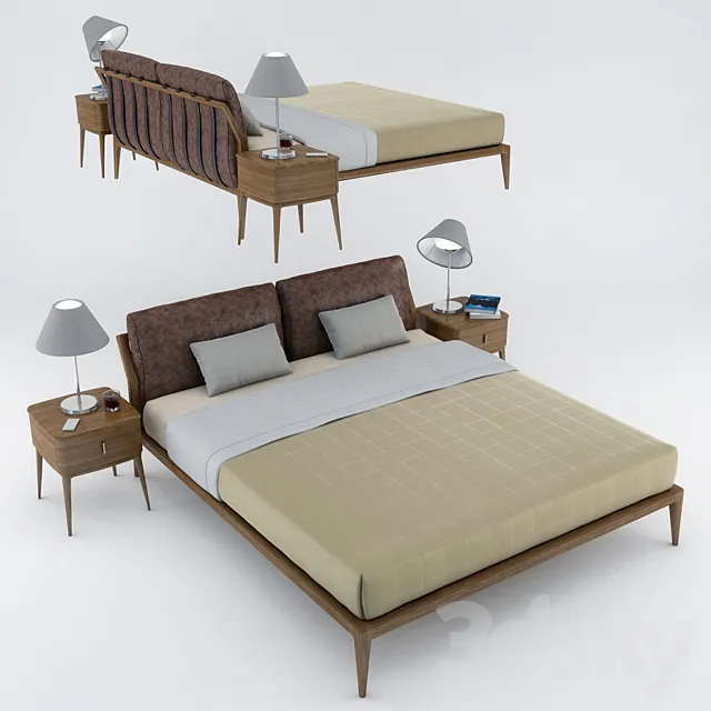 Philipp Selva Indigo bed 3DModel