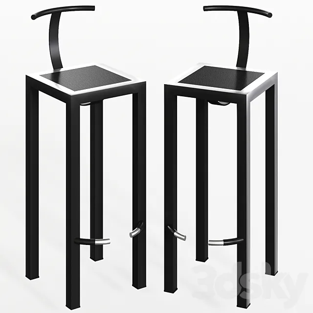 Philippe Starck Sarapis Stool 3DModel