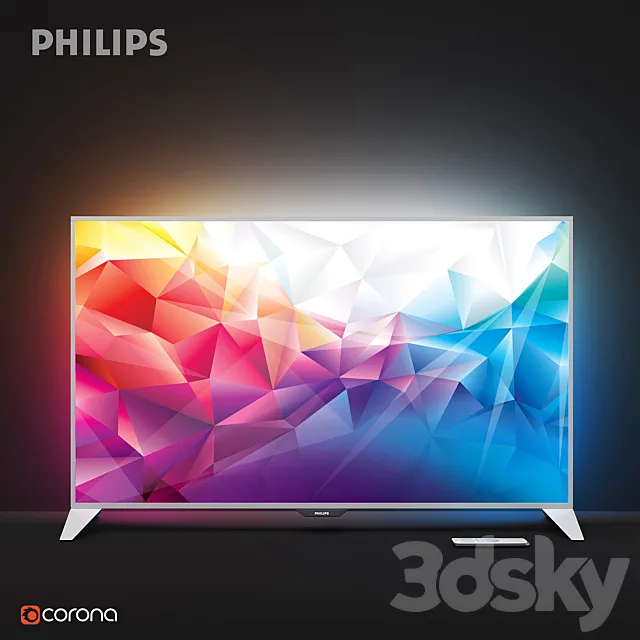 Philips TV 55PFS8109-60 3D Model