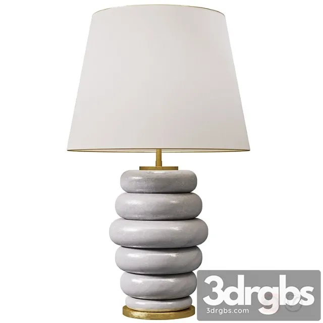 Phoebe stacked table lamp 3D Model Download