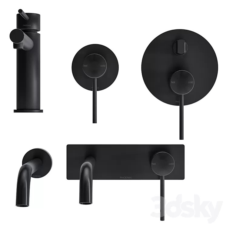 Phoenix Tapware Vivid Collection 3D Model