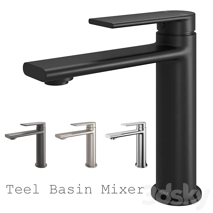 Phoenix Teel Basin Mixer 3D Model Free