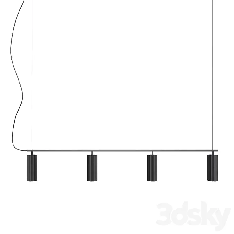 PHOLC brand pendant light Donna line 3D Model