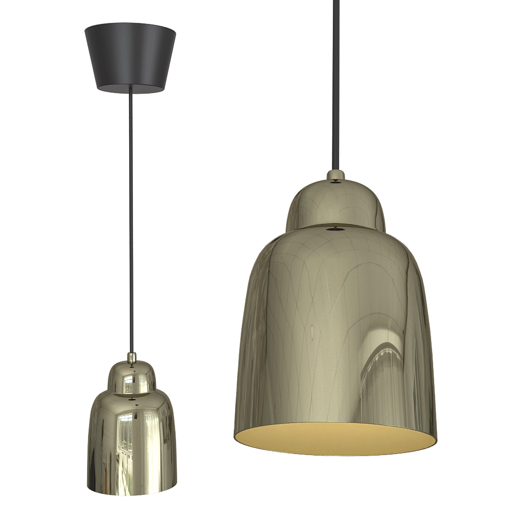 Pholc - Pendant lamp Champagne 12 3D Model