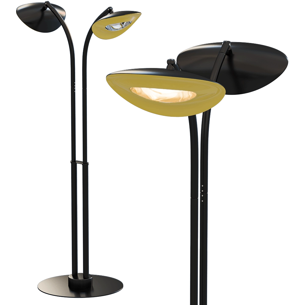 Phormalab - Floor double standing lamp with short arc Hotdoor HCA21 3D Model