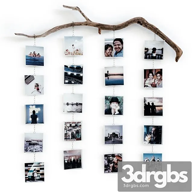 Photo Branch 3D Model Free