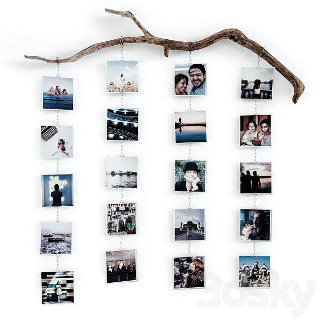 Photo branch 3DModel