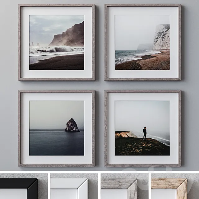 Photo Frames Set 1112 3DModel