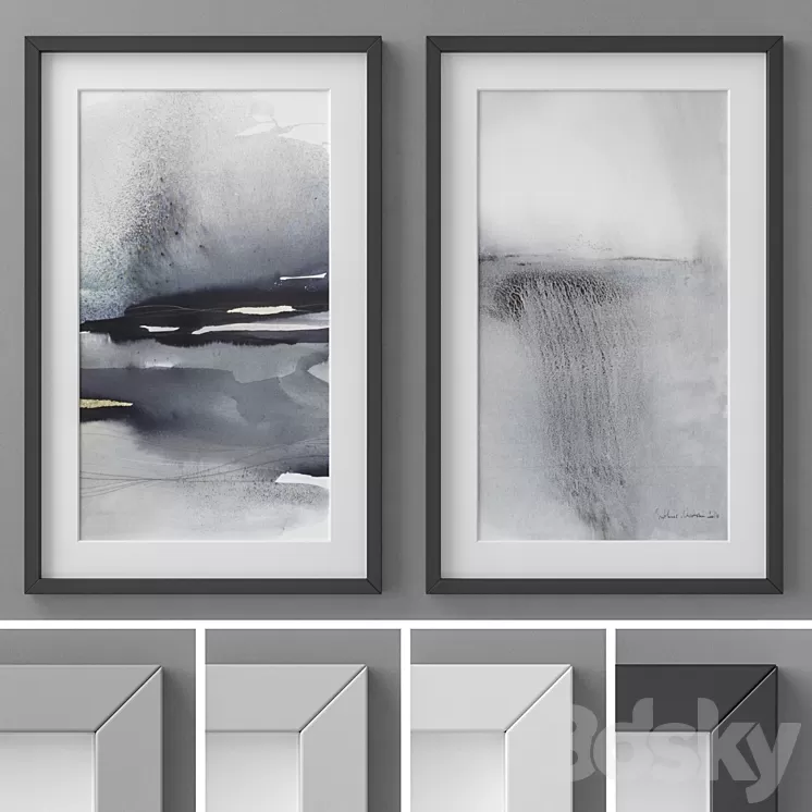 Photo Frames Set 273 3D Model