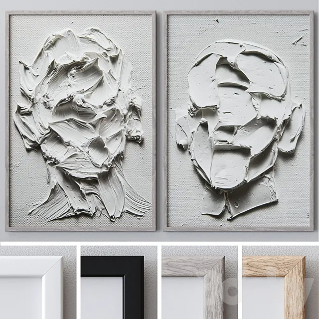 Photo Frames Set 931 3DModel