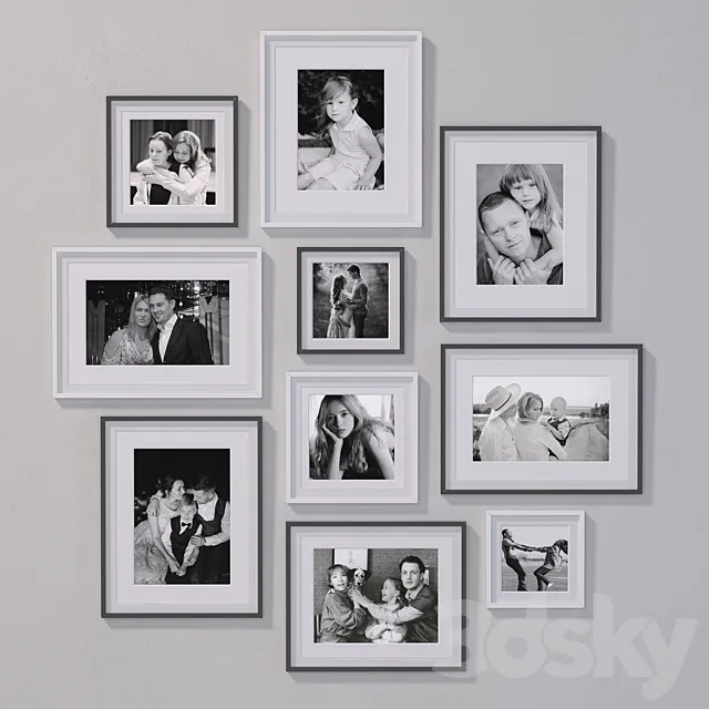 Photo Wall 3D Model