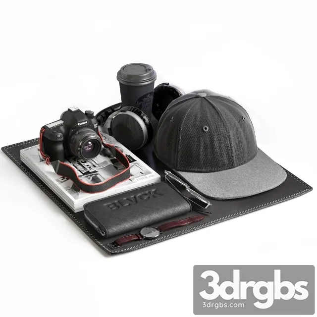 Photographer Coffee Shop 3D Model Free