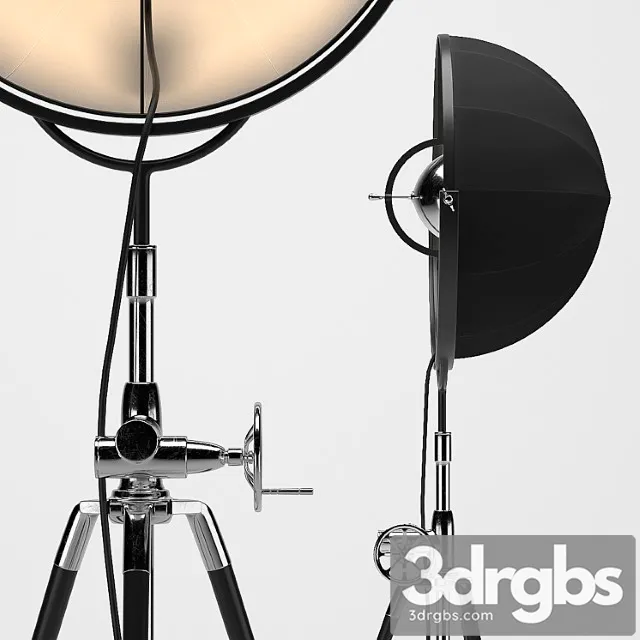Photographer lamp 3D Model Free