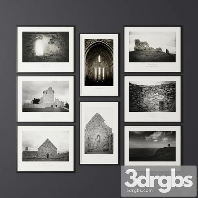 Photographs in Frames 4 3D Model Free
