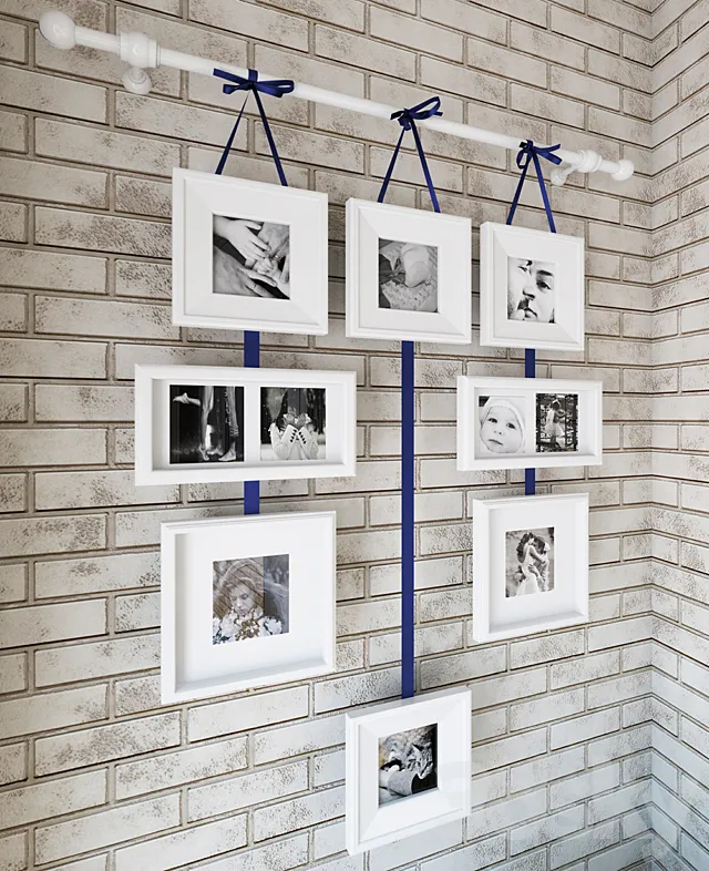 Photos on the ledge 3DModel