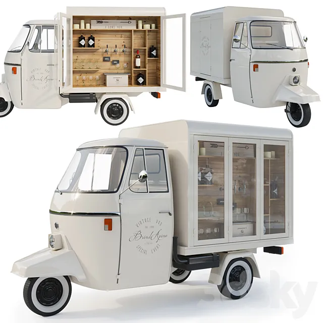 Piaggio P 501 3D Model