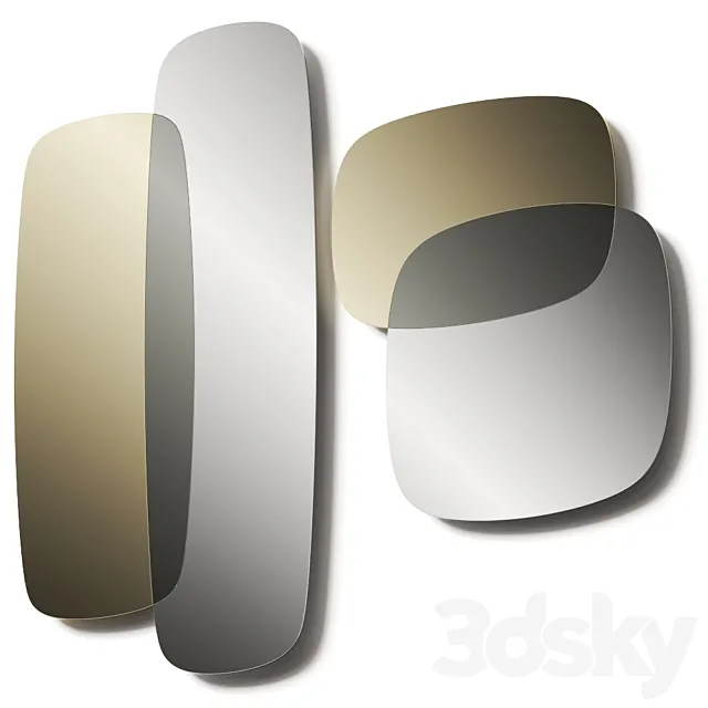 Pianca Oltre Mirror 3D Model