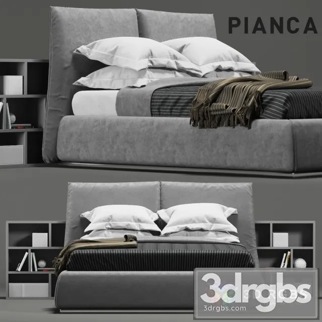 Pianca Oriente New Bed 3D Model Free