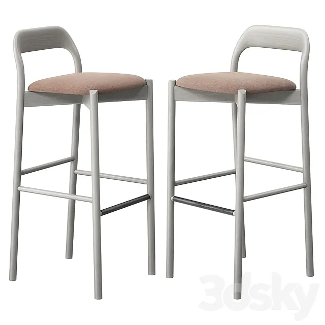 Piaval Earl barstool 3DModel