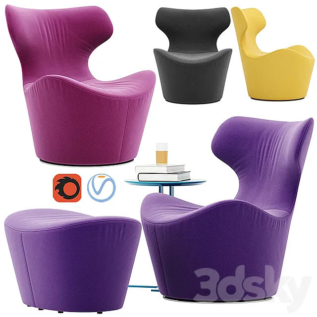 Piccola Papilio armchair 3DModel