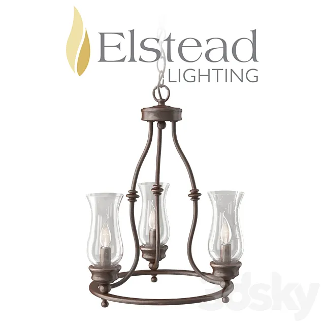 Pickering Lane. 3Lt_Chandelier 3DModel