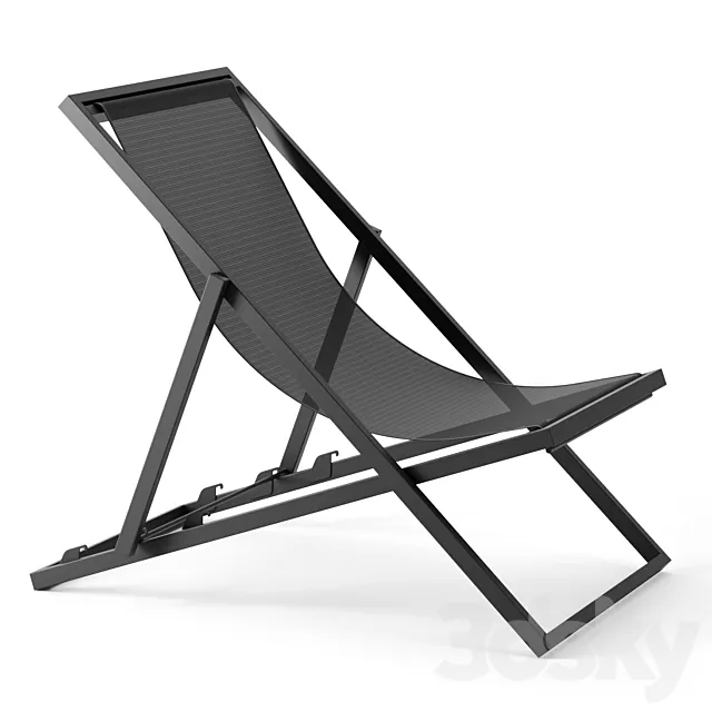 Picnic deckchair by diablo 3D Model