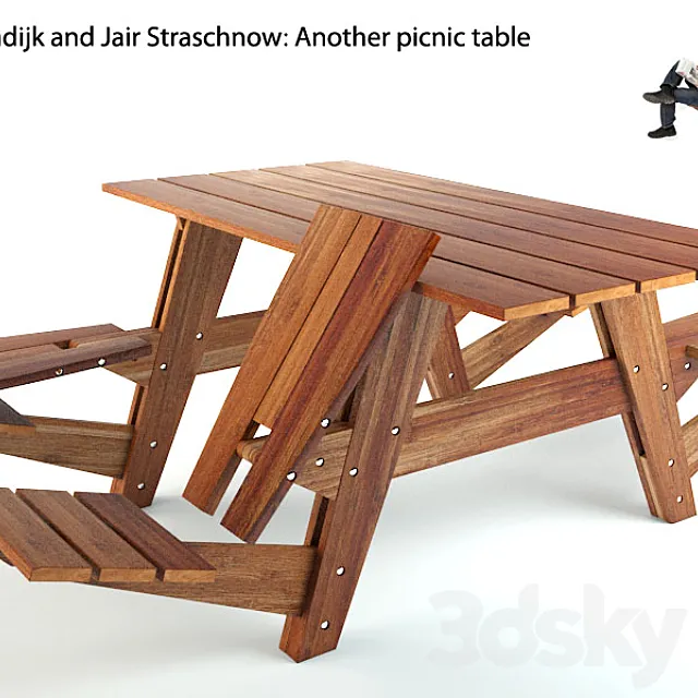 Picnic table 3D Model