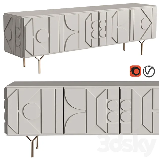 Pictograph Media Console (Eglo) 3D Model
