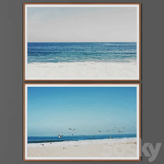 Picture frame set 00052-6 3D Model